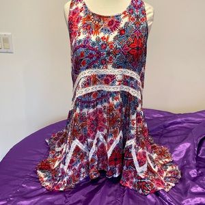 NWOT—Patrons of peace floral dress